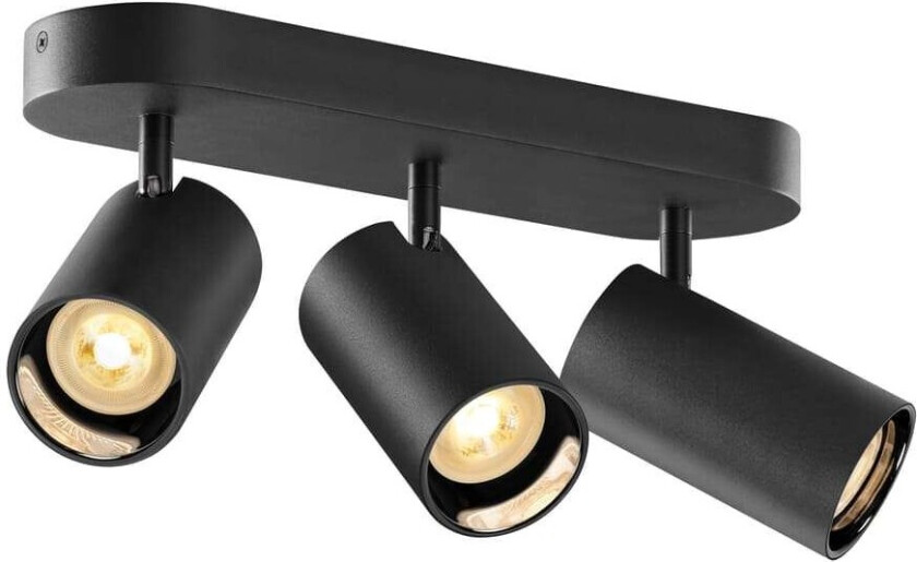 - Asto Tube 3 Taklampe Black