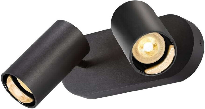 - Asto Tube 2 Taklampe Black