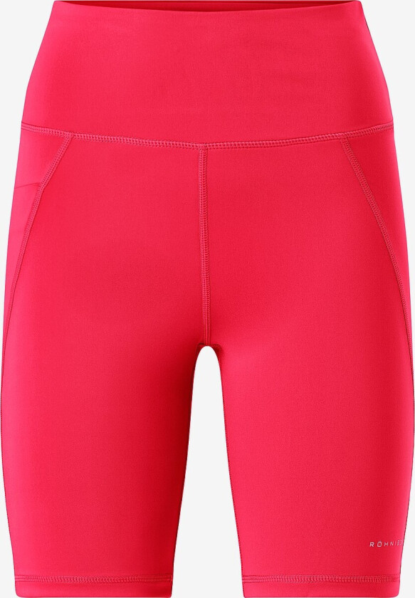 Treningstights Flattering High Waist Bike Tights - Rød