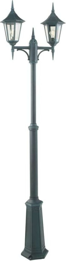 - Modena 2 Utendørs Parkstolpe Bred Svart