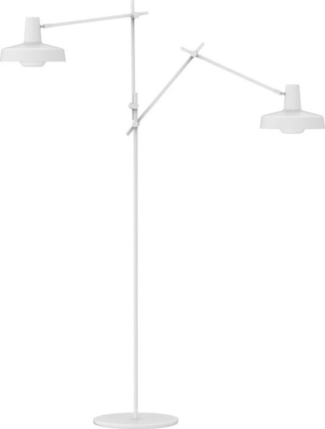 - Arigato Gulvlampe Dobbel Hvit Grupa
