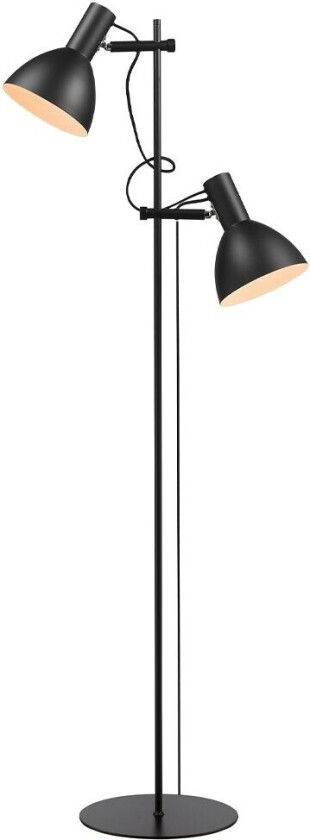 - Baltimore Gulvlampe 2L Black