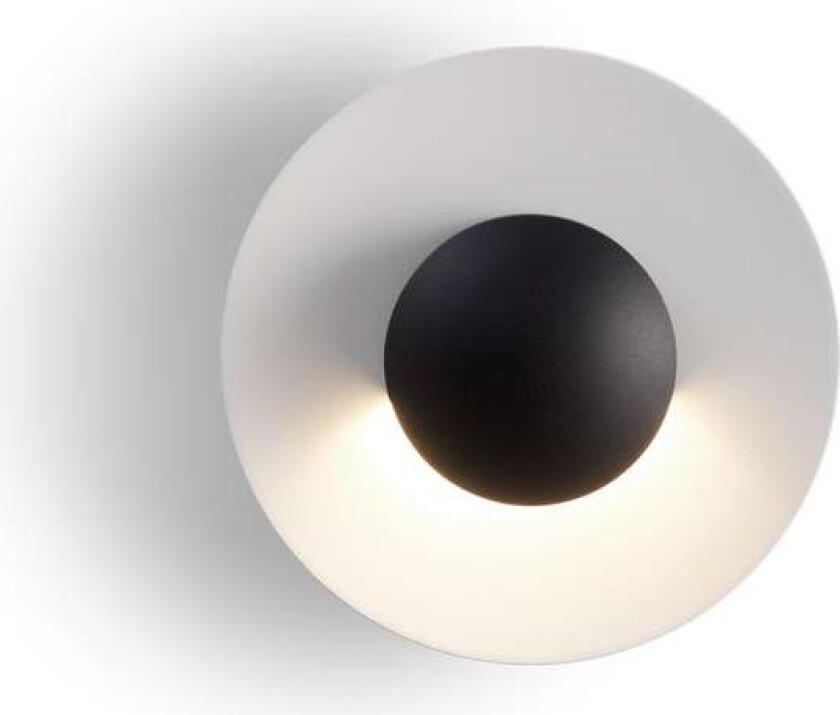 - Ginger C42 Utendørs Vegglampe Black-White