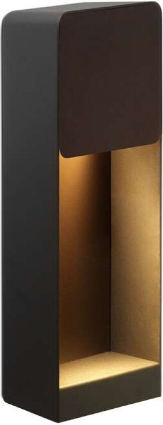 - Lab A35 Utendørs Vegglampe Graphite Grey/Brown