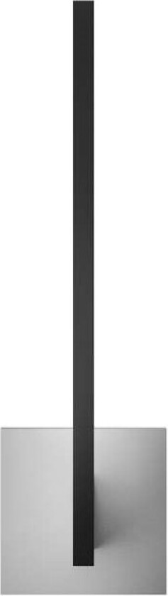 - Inlay W2 Linear Vegglampe Matt Black/Satin Silver
