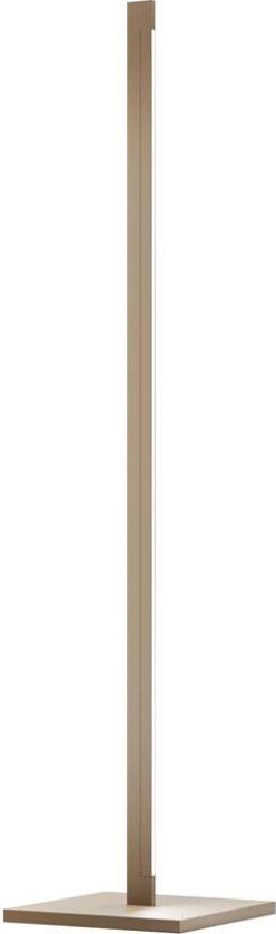 - Inlay F1 Linear Gulvlampe Satin Gold/Satin Gold