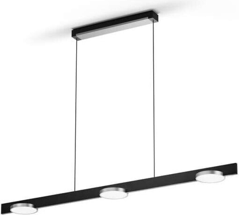 - Inlay S1250 Linear Pendel 2700-6500K Black/Silver