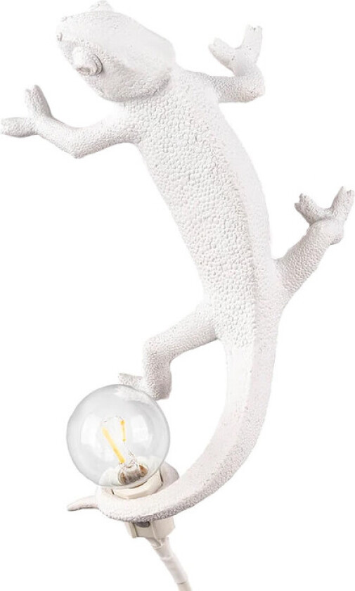 - Chameleon Left-Going Up Vegglampe Hvit