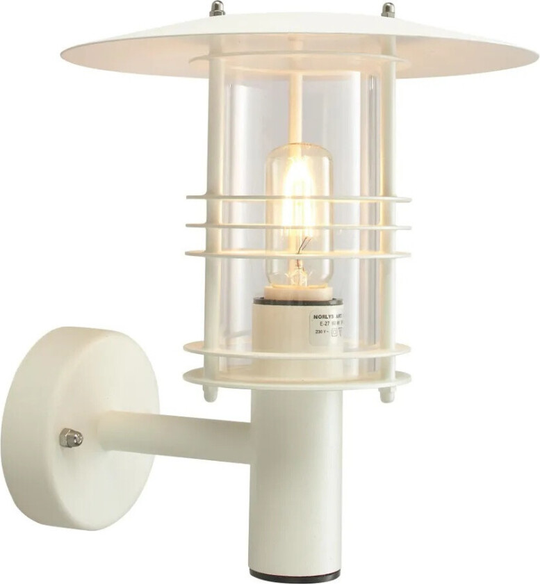 - Stockholm Utendørs Vegglampe Liten Hvit