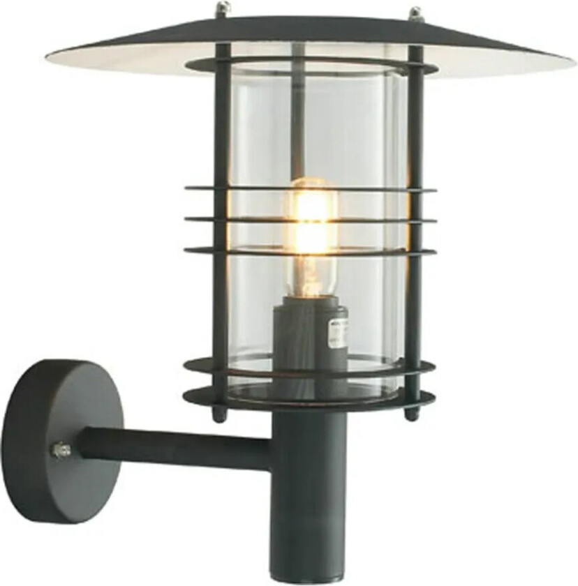 - Stockholm Utendørs Vegglampe Stor Svart