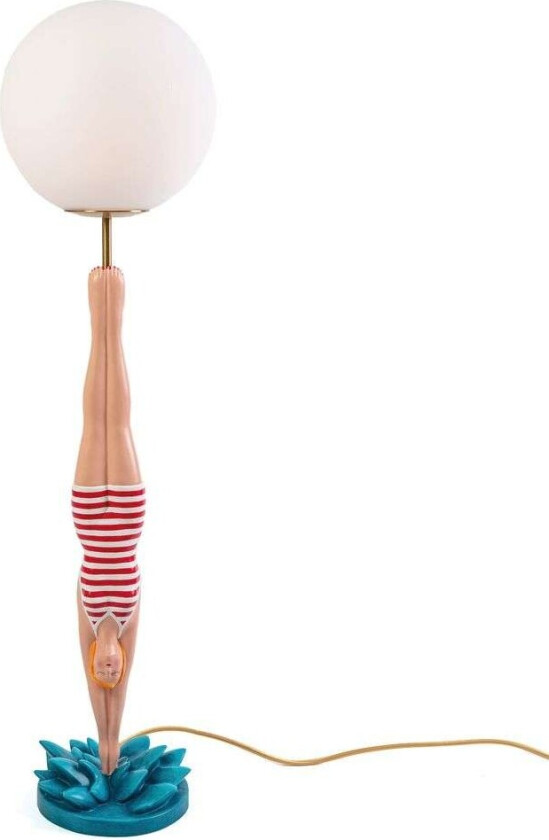 - Lady Diver Bordlampe Red