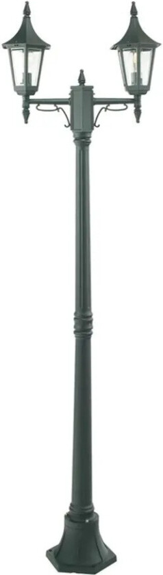 - Rimini/Milano 2 Utendørs Parkstolpe Svart