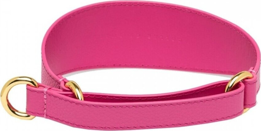 Brett Hundhalsband Mørk Rosa (M)