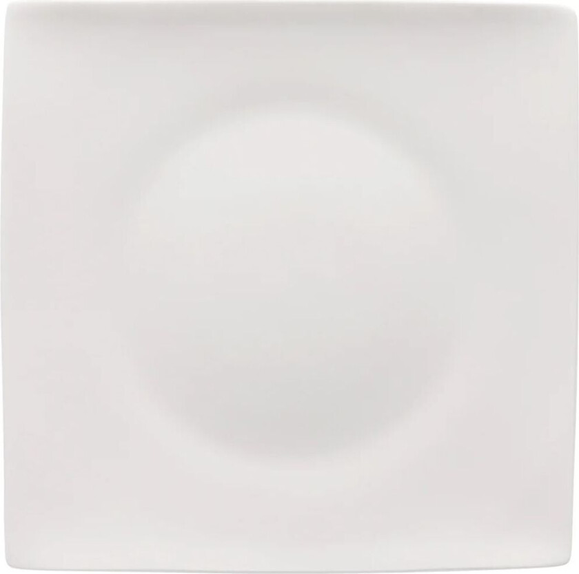 Jade kvadratisk tallerken 23 cm Hvit
