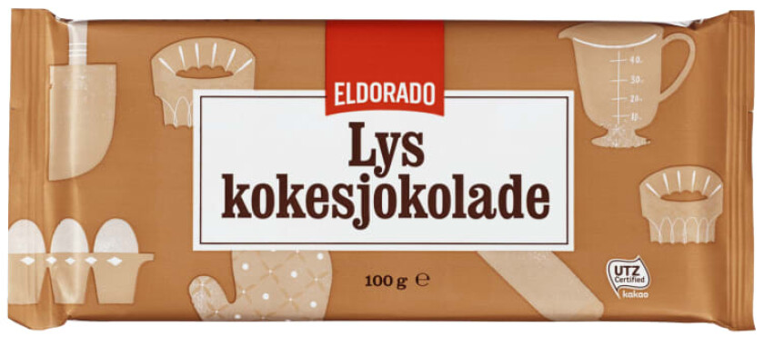 Kokesjokolade Lys 100g Eldroado