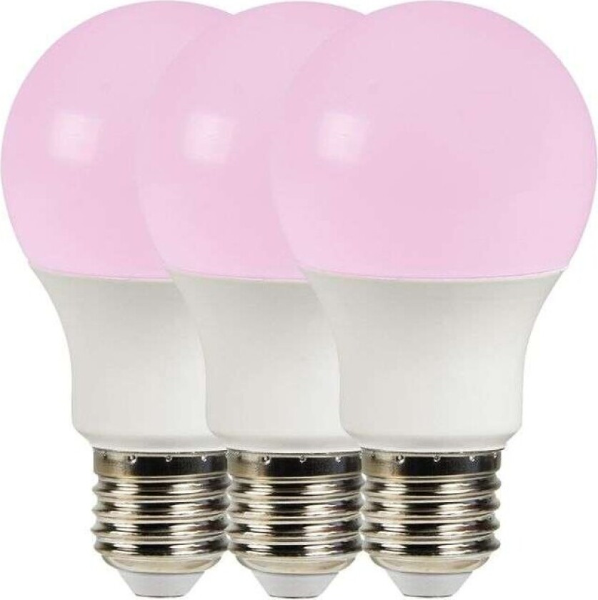 - Pære Smart Colour 8W (806lm) 2200-6500K Dim. White 3-pack E27