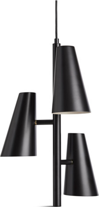 Cono pendel 3 skjermer Svart