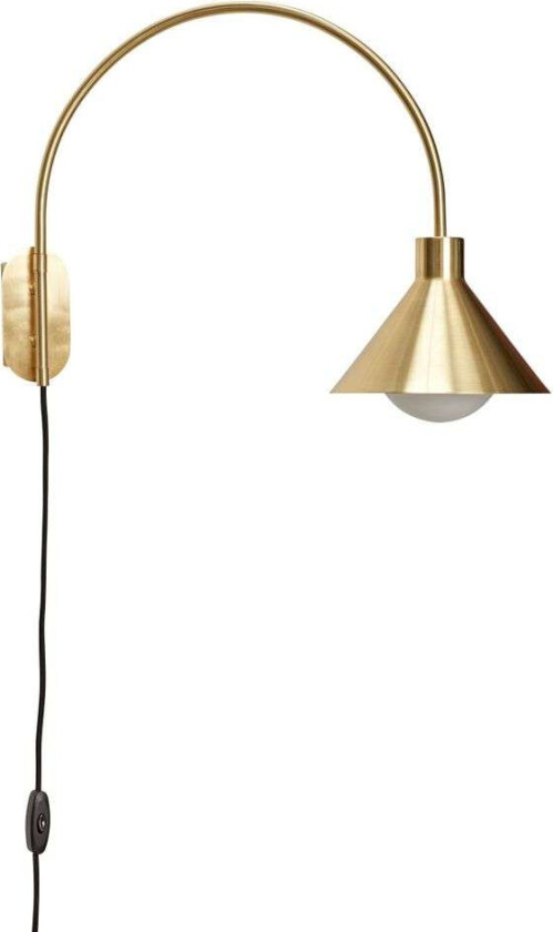 - Pipe Vegglampe Brass