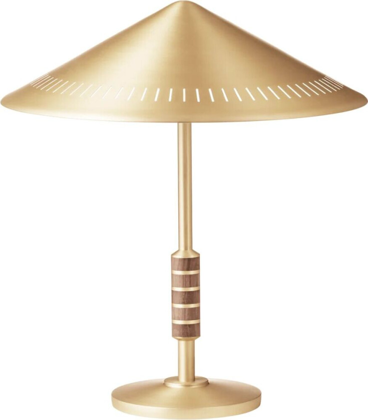 Governor 405 bordlampe Brass-walnut