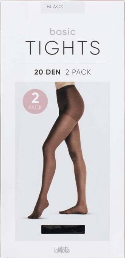 Tights Basic 20 Den Black 36-44 Pierre Robert