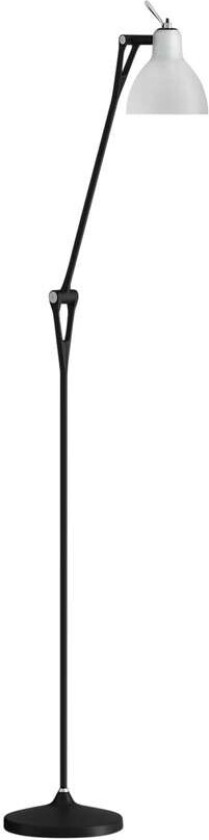 - Luxy F1 Gulvlampe Svart/Mat Hvit