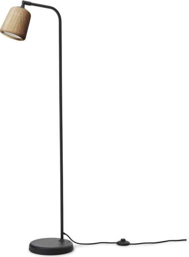 - Material Gulvlampe Natural Oak