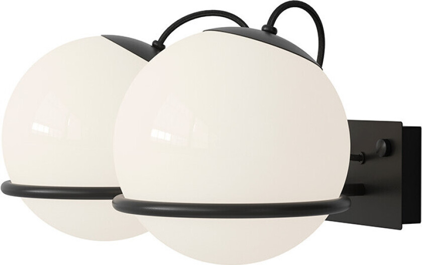 - Model 238/2 Vegglampe Ø20 Black