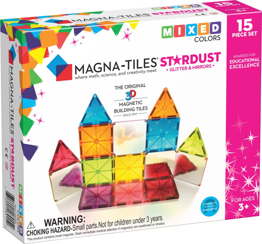 Magna-Tiles - Stardust 15 pcs - (90210)
