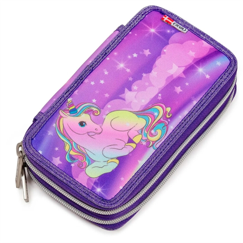 JEVA - Pencil Case TwoZip - Unicorn Friends (8865-60)