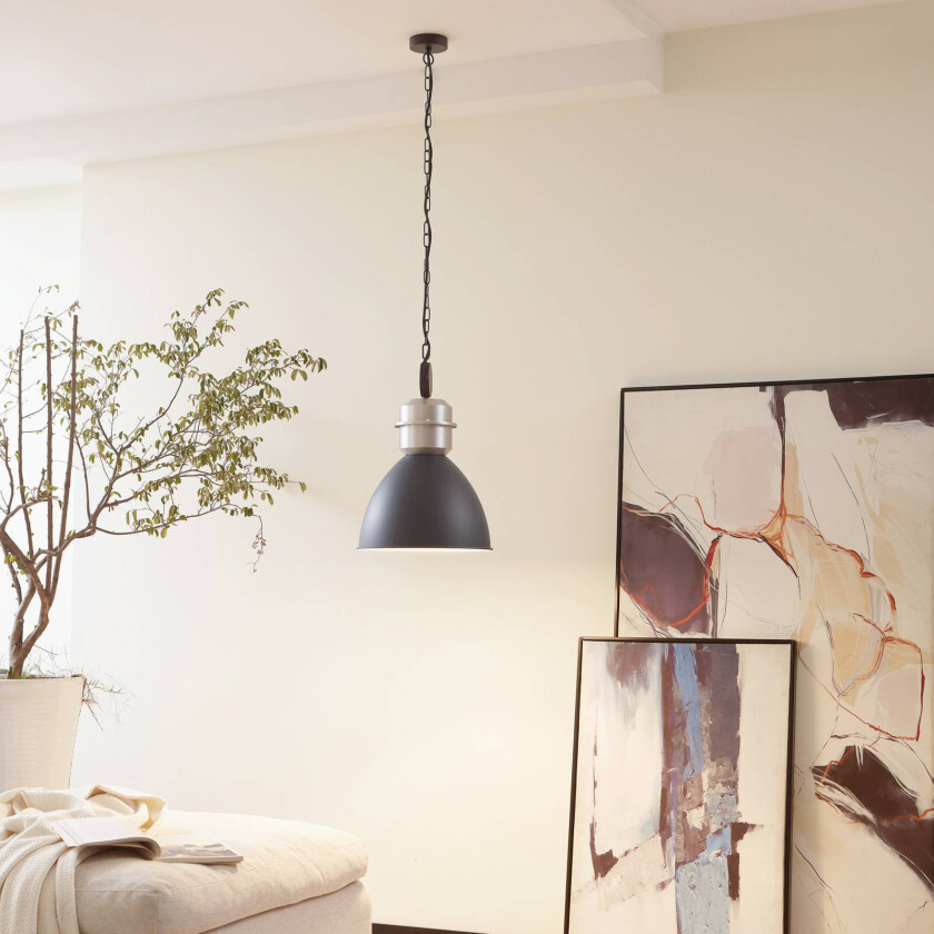 Kaeloria hengelampe sandsvart sølv