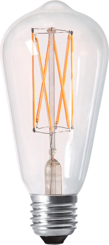 LED lyspære E27 Edisonpære Elect Klart glass