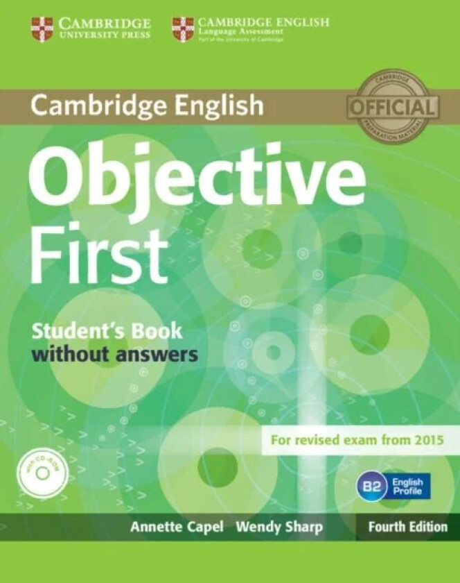 Objective First Student's Book without Answers with CD-ROM av Anette Capel