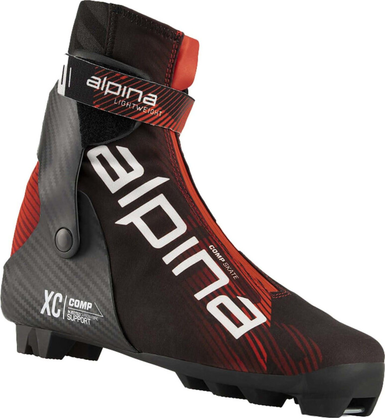 Unisex Comp Skate 38, Black/Red