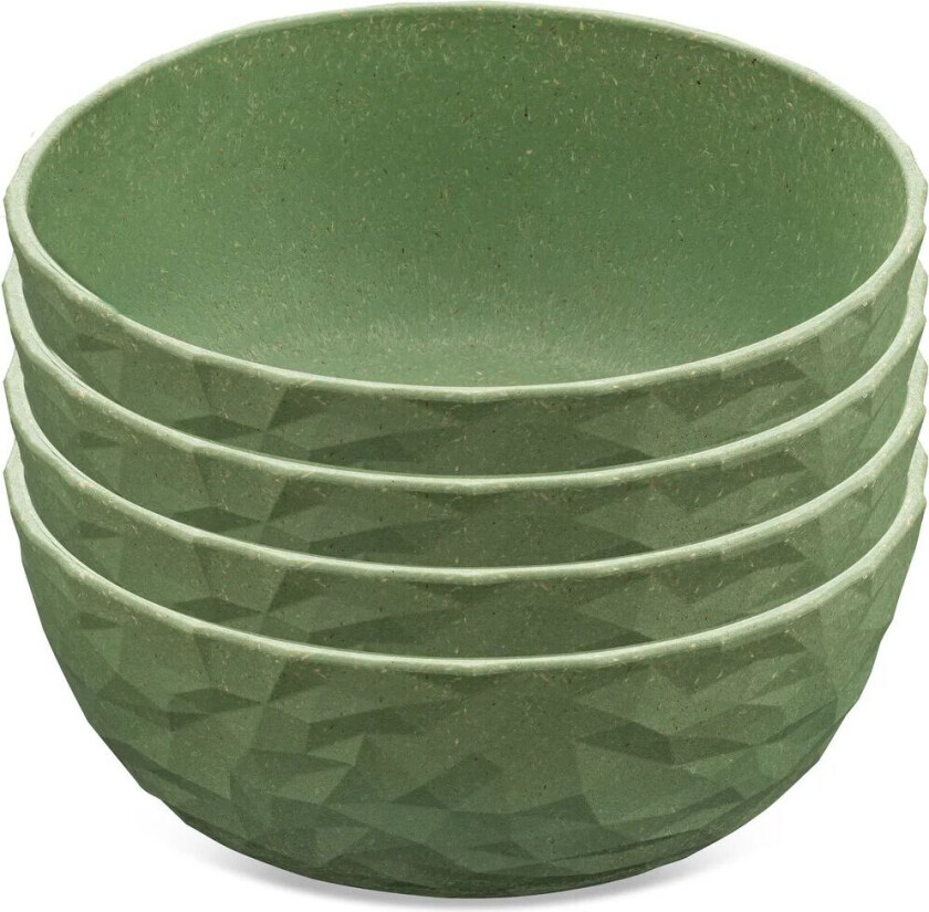 Club skål Ø 16,2 cm 4-pakning Nature leaf green