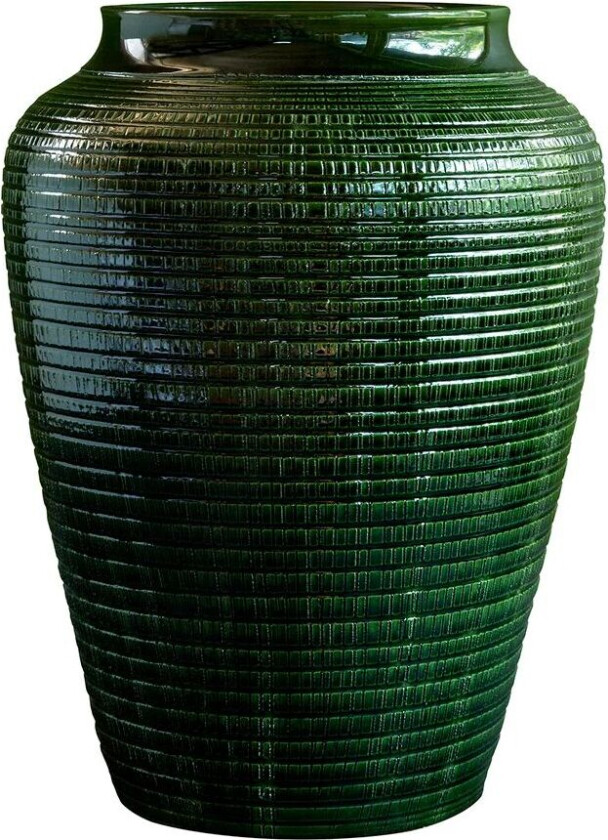 Willow vase glassert 25 cm Green emerald