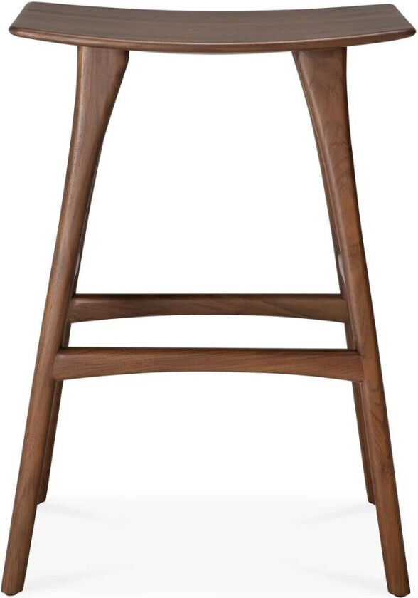 Osso barkrakk 80 x 57 cm Lakkert teak