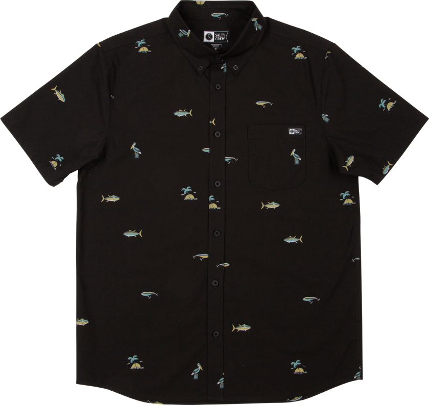 Bilde av Men's Markets Ss Woven S, Black/Gold