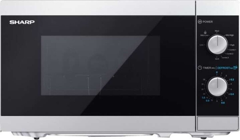 Bilde av YC-MG01E-S - microwave oven with grill - freestanding - silver/black