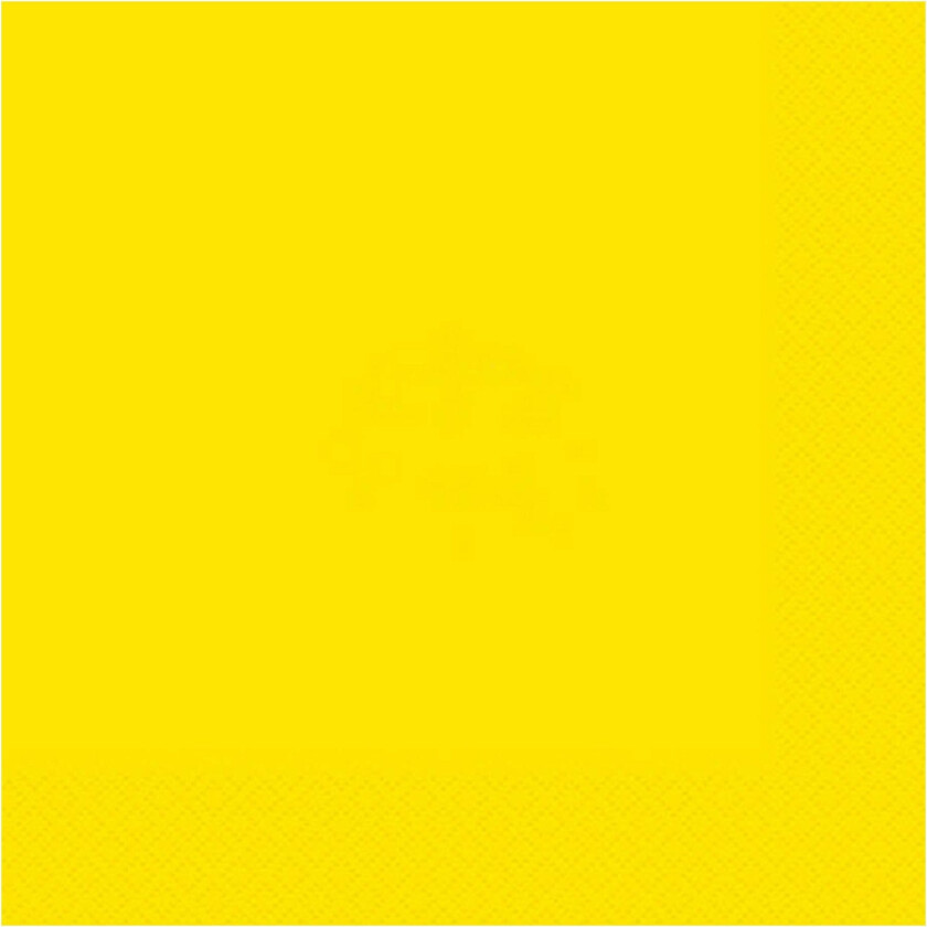 Gule servietter -Neon Yellow- pk/20