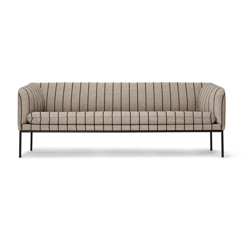 Turn sofa 3-seter Pasadena (stripete)