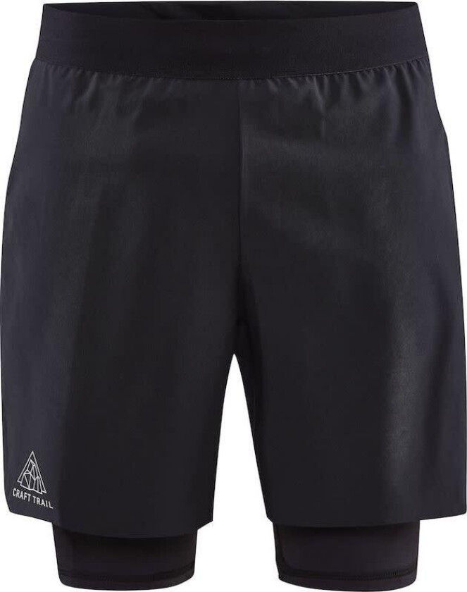 Men's Pro Trail 2in1 Shorts Black XL, Black