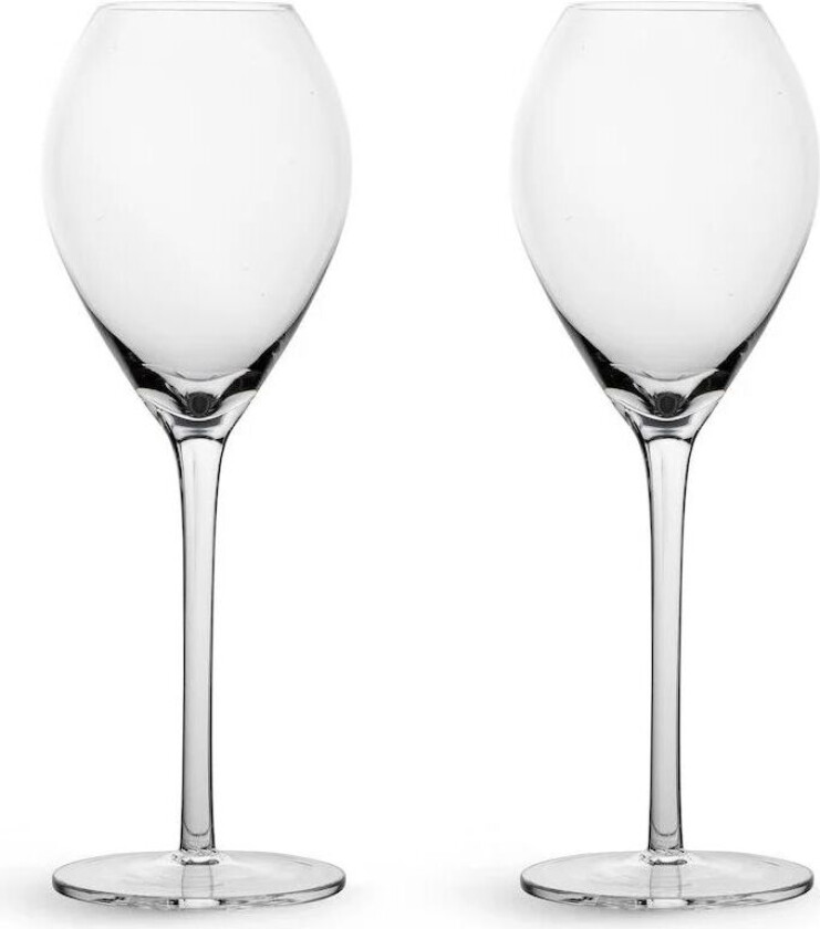 Saga champagneglass 2-pakning Klar