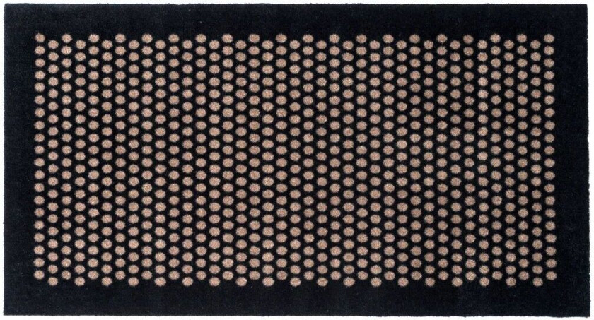 tica copenhagen Dots entréteppe Black-sand, 67 x 120 cm