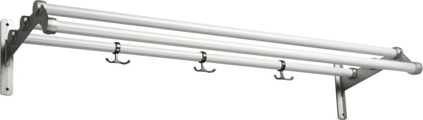 Nostalgi 291 hattehylle 100 cm Hvit-aluminium