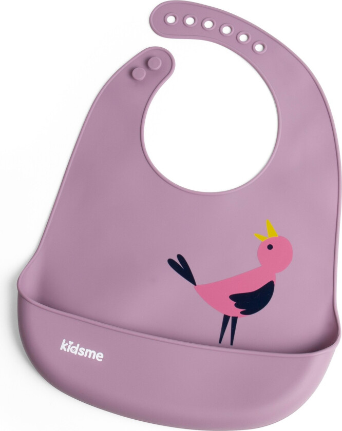 - Easy Clean Bib Plum