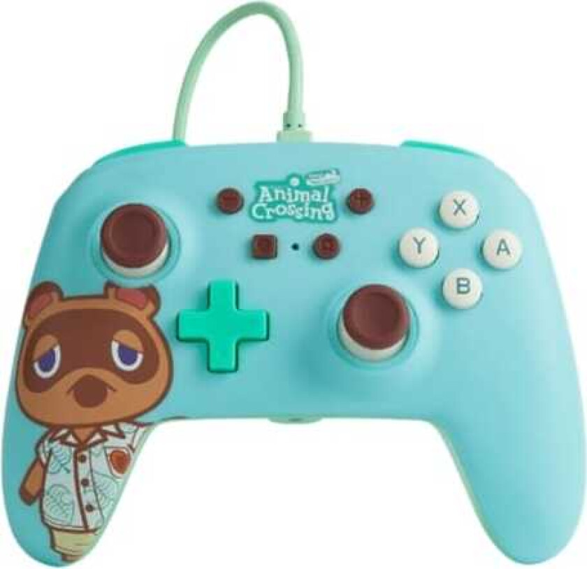 Enhanced Wired Controller For Nintendo Switch– Animal Crossing: Tom Nook