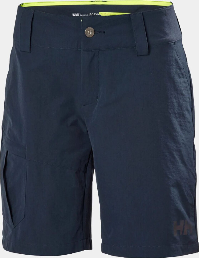 Dame Quick Dry Cargo Shorts Marineblå 29 Rød29