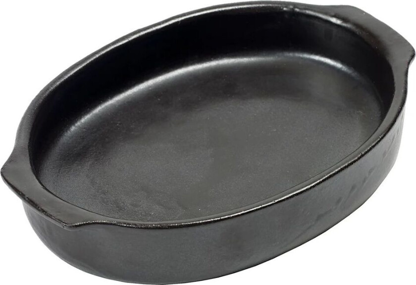 Bilde av Pure oval ildfast form S Black