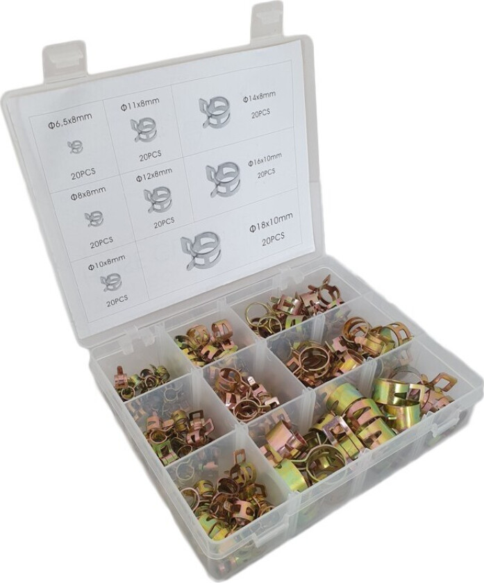 Sortiment, slangeklemme Weber Tools FD-1285