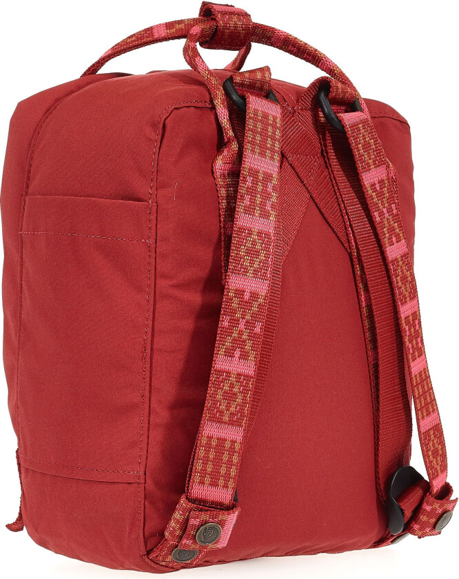 Kånken Mini Deep Red/Folk Pattern